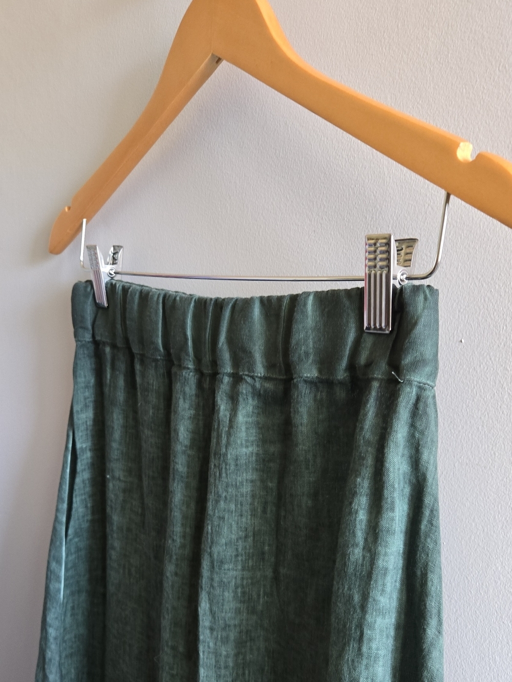 Ploumanac'h Naples Linen Skirt Size Small Nori Colour - Picture 2 of 7